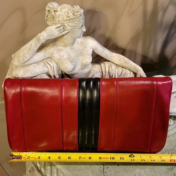 L.A.M.B. by Gwen Stefani Leather Convertable Clutch / Laptop / Handbag #728 - Picture 6 of 17